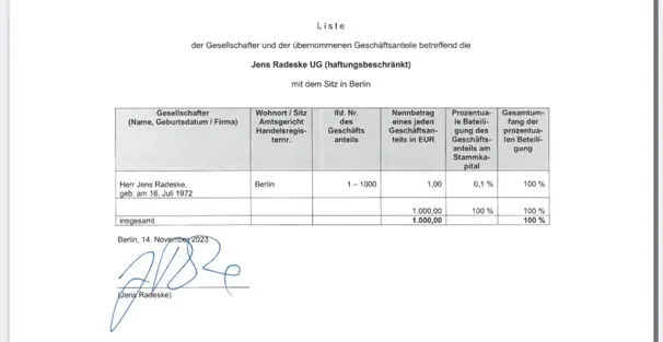 Jens Radeske UG